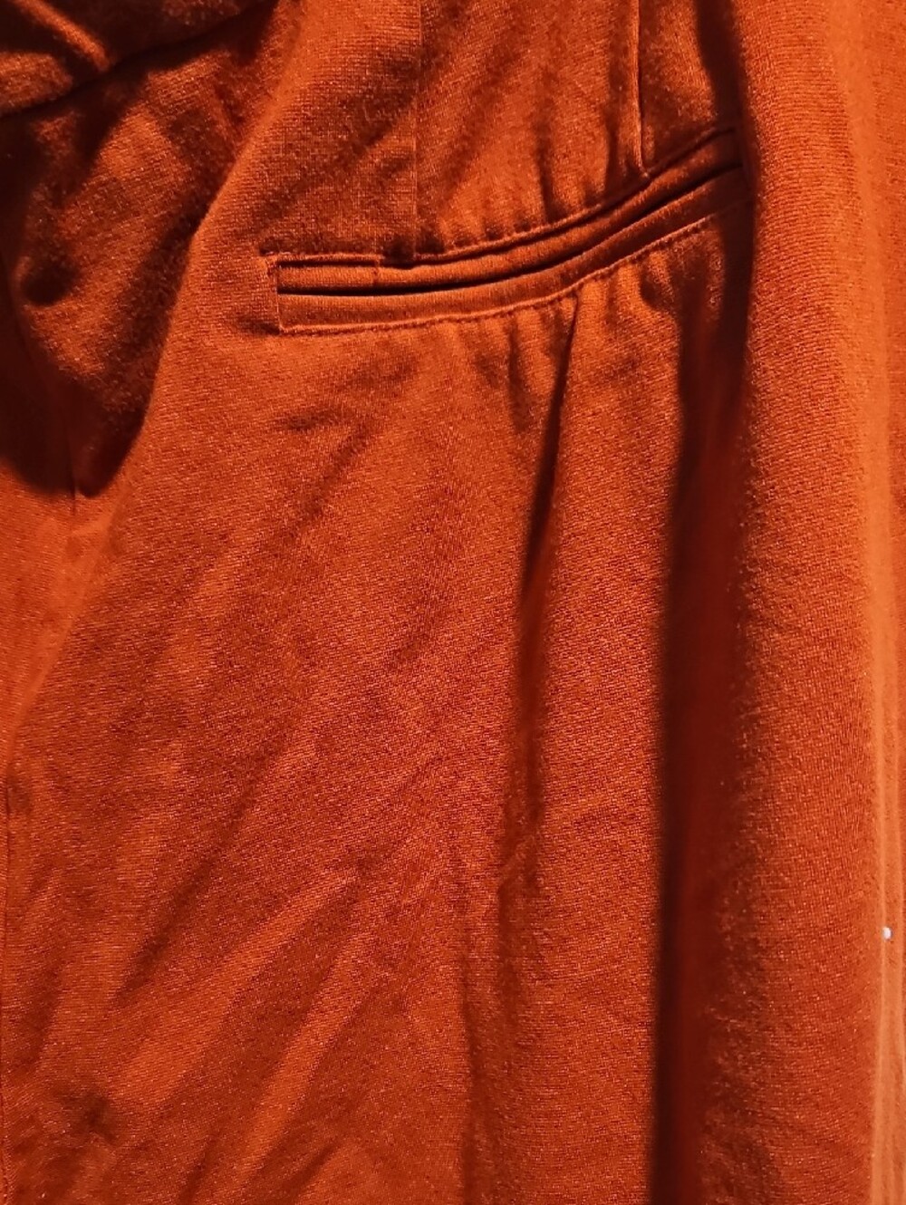 Cato Wide-Leg Pants in Rust Orange - Picture 5 of 6